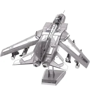 3d Metal Puzzles Tornado Fighter Jetst Model Building Kits for Adult Diy Teens Creative Toys