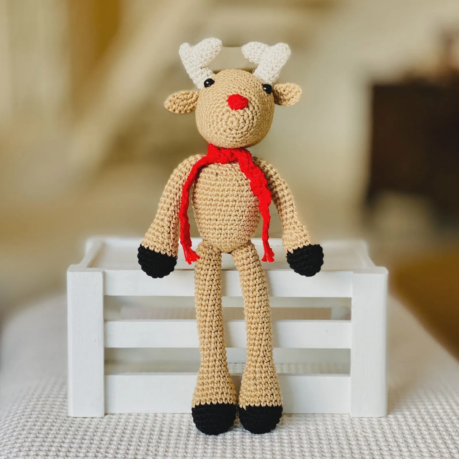 Above Rubies Crochet Christmas Reindeer CT9