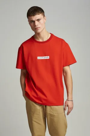 AKARNE SWEAT W/LOGO - Red Clay