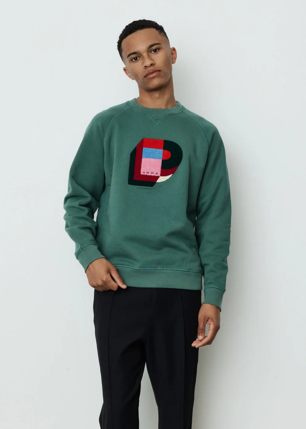 Building Block Logo Crew Neck Sweatshirt
