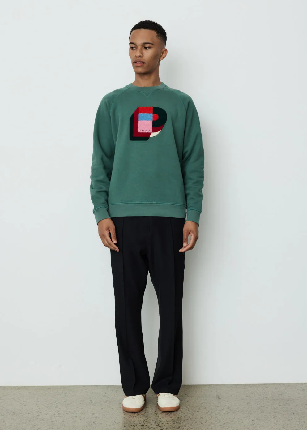 Building Block Logo Crew Neck Sweatshirt