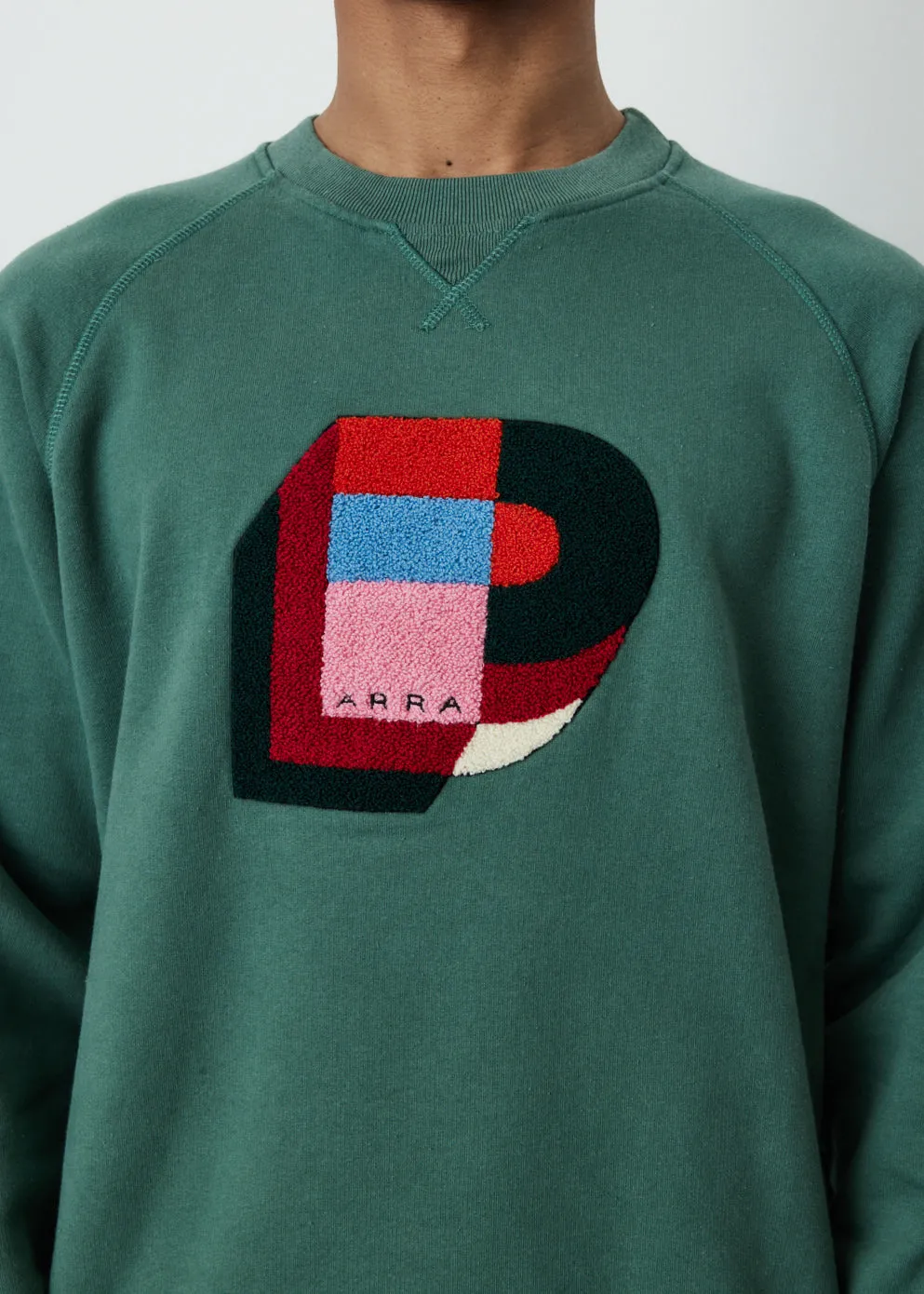 Building Block Logo Crew Neck Sweatshirt