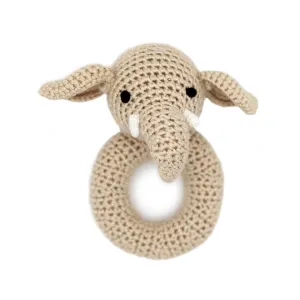 Cheengoo Elephant Ring Rattle
