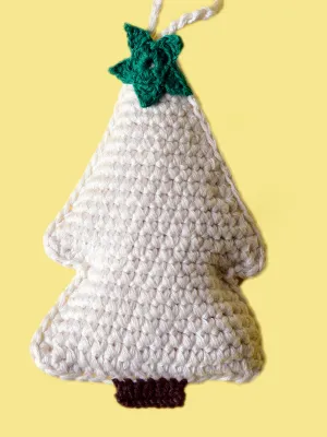 Christmas Tree Green And White