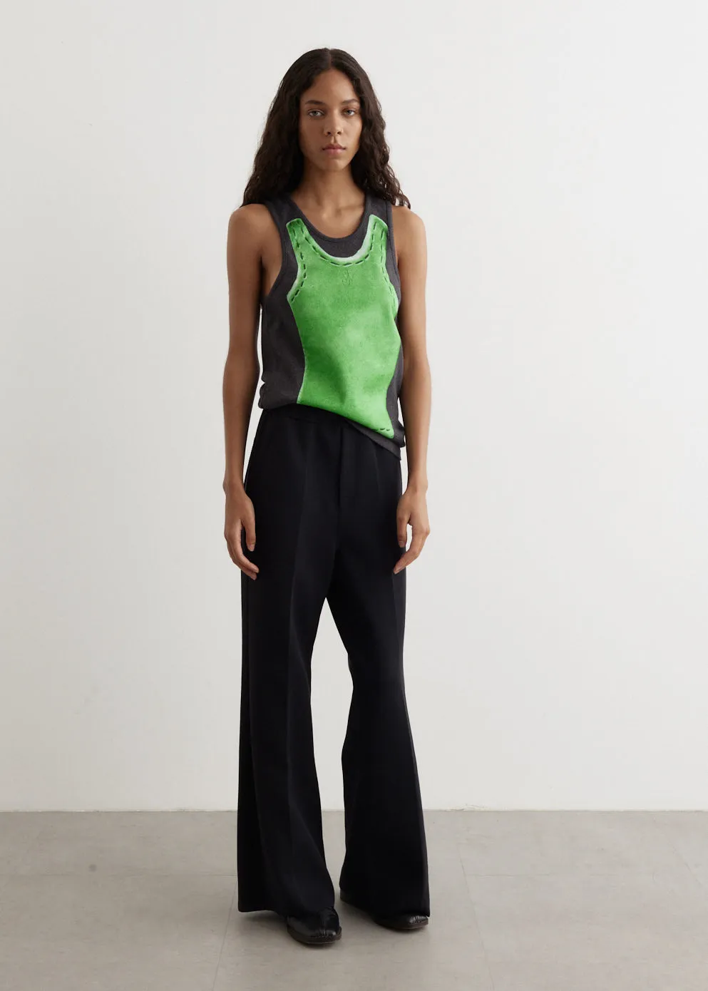 Clay Trompe L'Oeil Print Vest