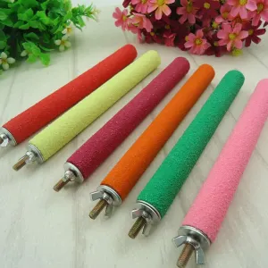Colorful Wooden Perches For Parrots