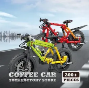 Cool Mountain Bike Building Block Set Creative Gift