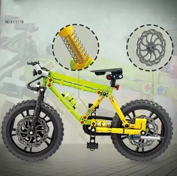 Cool Mountain Bike Building Block Set Creative Gift