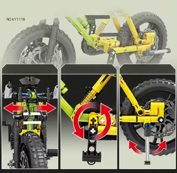 Cool Mountain Bike Building Block Set Creative Gift