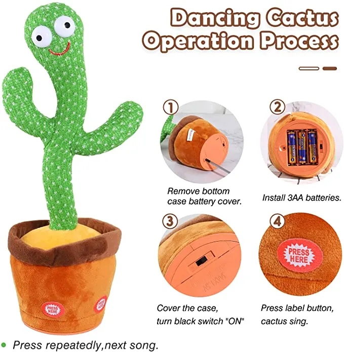 Funny Dancing Cactus Toys
