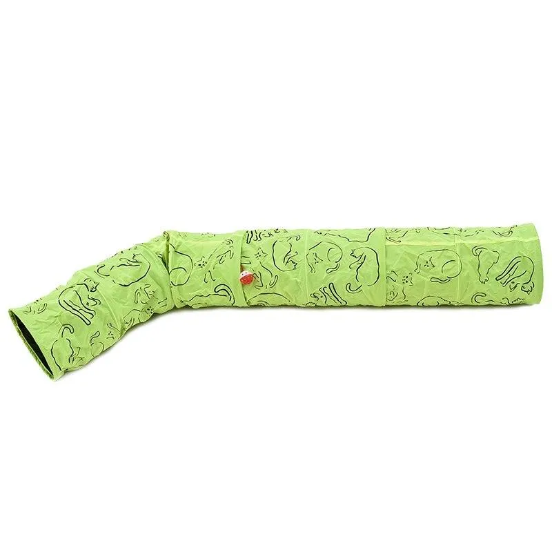 Green Nylon Tunnels For Cats