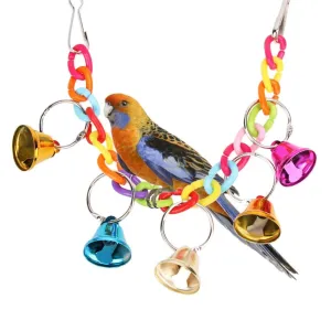 Hanging Bells Swing For Birds