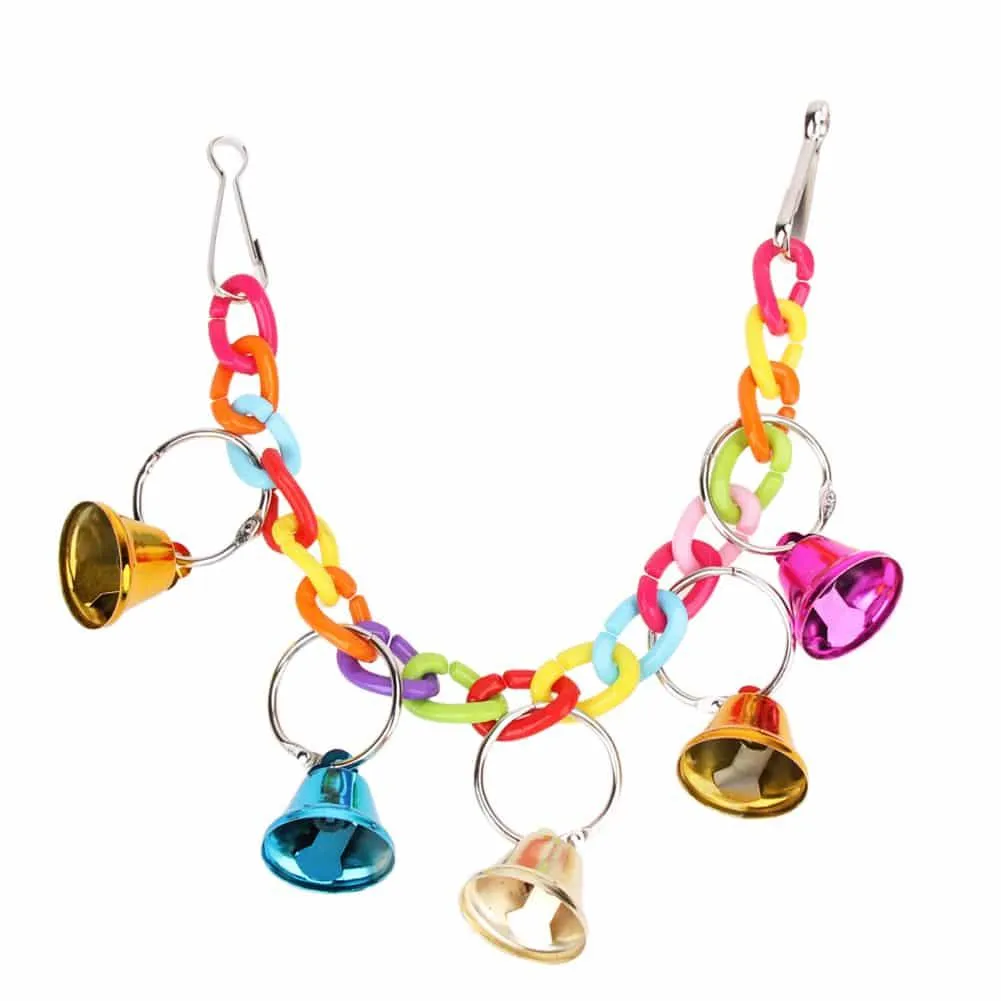Hanging Bells Swing For Birds