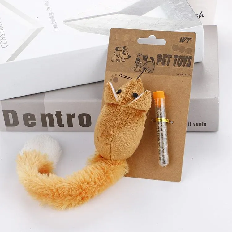 Long Tail Mouse Teaser Toy for Cats