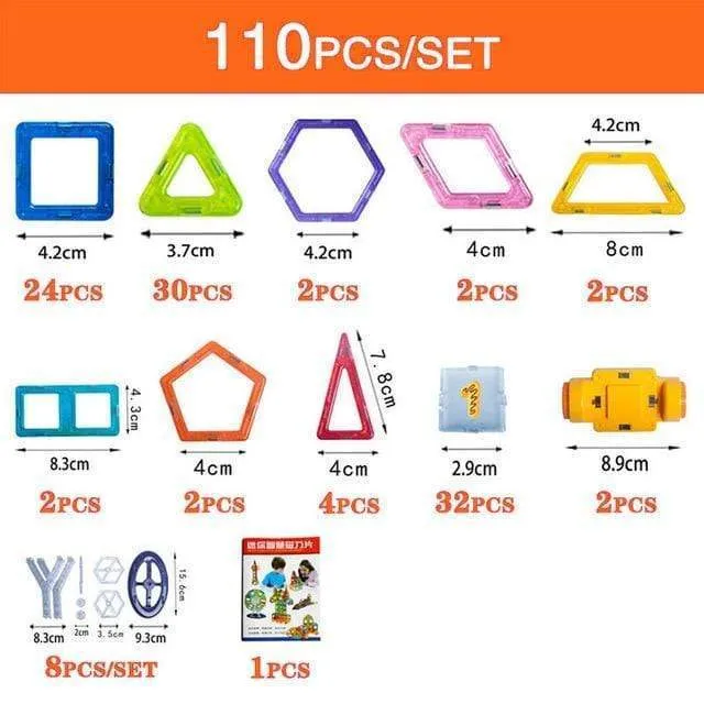 Magnetic Building Blocks Toys For Kids Designer