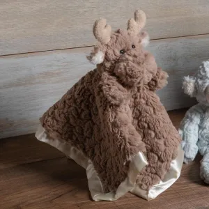 Mary Meyer Putty Nursery Moose Character Blanket 13x13