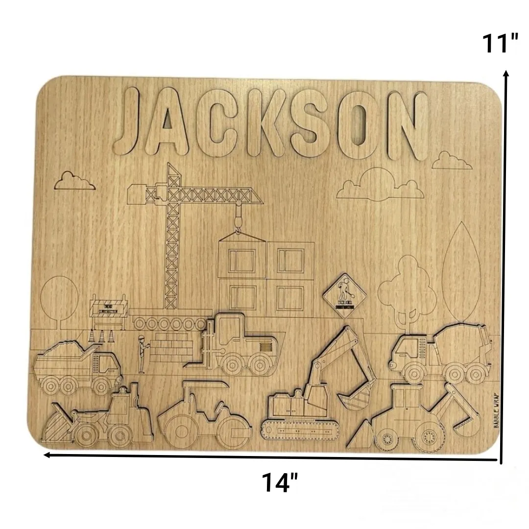 Personalised Wooden Name Puzzle- Lumber Zone