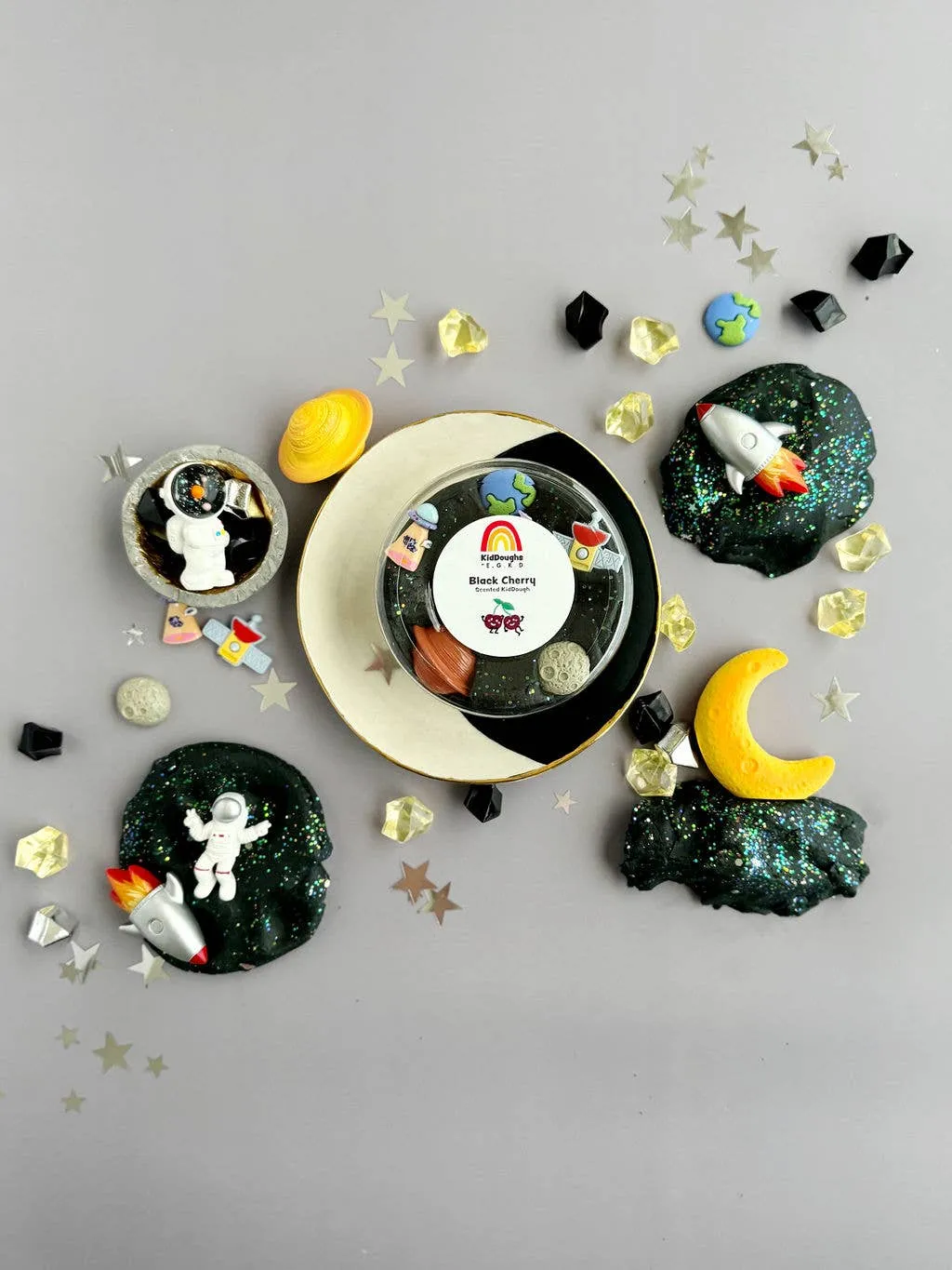 Space (Black Cherry) Play Dough Kit